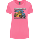 Bike Safety Motorbike Biker Motorcycle Womens Wider Cut T-Shirt Azalea