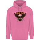 Biker Born to Be Free Motorbike Motorcycle Mens 80% Cotton Hoodie Azelea