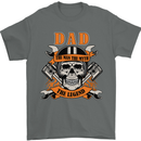 Biker Dad the Man Myth Legend Funny Mens T-Shirt 100% Cotton Charcoal