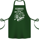 Biker Drop a Gear Disappear Motorcycles Motorbike Cotton Apron 100% Organic Forest Green