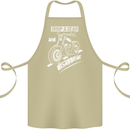 Biker Drop a Gear Disappear Motorcycles Motorbike Cotton Apron 100% Organic Khaki