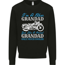 Biker Grandad Grandparents Day Motorcycle Bike Mens Sweatshirt Jumper Black