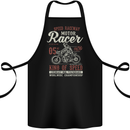 Biker King of Speed Motorcycles Cafe Racer Cotton Apron 100% Organic Black
