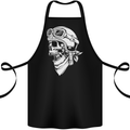 Biker Outlaw Motorbike Motorcycle Skull Cotton Apron 100% Organic Black