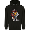 Biker Santa One Night Out Christmas Motorcycle Childrens Kids Hoodie Black