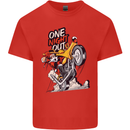 Biker Santa One Night Out Christmas Motorcycle Kids T-Shirt Childrens Red