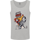 Biker Santa One Night Out Christmas Motorcycle Mens Vest Tank Top Sports Grey