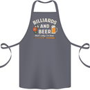 Billiards and Beer That's Why I'm Here Cotton Apron 100% Organic Steel
