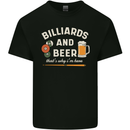 Billiards and Beer That's Why I'm Here Kids T-Shirt Childrens Black