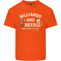 Billiards and Beer That's Why I'm Here Kids T-Shirt Childrens Orange