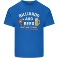 Billiards and Beer That's Why I'm Here Kids T-Shirt Childrens Royal Blue