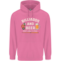 Billiards and Beer That's Why I'm Here Mens 80% Cotton Hoodie Azelea