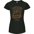 Birth of Legends 18th Birthday 2005 Womens Petite Cut T-Shirt Black