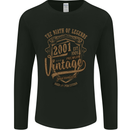 Birth of Legends 22nd Birthday 2001 Mens Long Sleeve T-Shirt Black