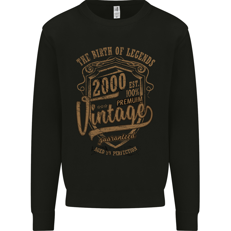 Birth of Legends 23rd Birthday 2000 Mens Sweatshirt Jumper Black