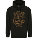 Birth of Legends 37th Birthday 1986 Mens 80% Cotton Hoodie Black