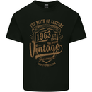 Birth of Legends 60th Birthday 1963 Mens Cotton T-Shirt Tee Top Black