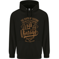 Birth of Legends 75th Birthday 1948 Mens 80% Cotton Hoodie Black