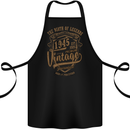 Birth of Legends 78th Birthday 1945 Cotton Apron 100% Organic Black