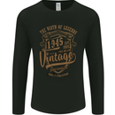 Birth of Legends 78th Birthday 1945 Mens Long Sleeve T-Shirt Black