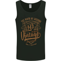 Birth of Legends 80th Birthday 1943 Mens Vest Tank Top Black