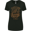 Birth of Legends 80th Birthday 1943 Womens Wider Cut T-Shirt Black