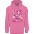 Birthday Girl Level Up Gaming Gamer 6th 7th 8th Childrens Kids Hoodie Azalea