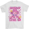 Birthday Girl Level Up Gaming Gamer 6th 7th 8th Mens T-Shirt 100% Cotton White