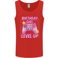 Birthday Girl Level Up Gaming Gamer 6th 7th 8th Mens Vest Tank Top Red