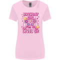 Birthday Girl Level Up Gaming Gamer 6th 7th 8th Womens Wider Cut T-Shirt Light Pink