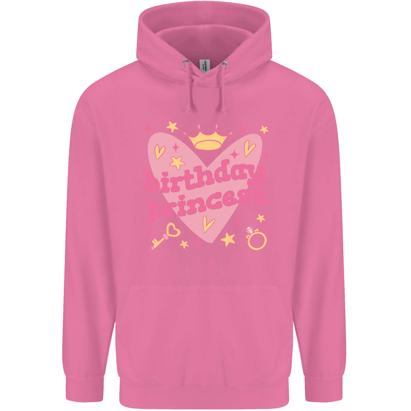 Birthday Princess 3 4 5 6 7 8 9 Year Old Childrens Kids Hoodie Azalea