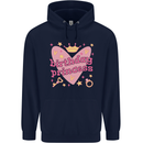 Birthday Princess 3 4 5 6 7 8 9 Year Old Childrens Kids Hoodie Navy Blue