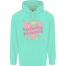 Birthday Princess 3 4 5 6 7 8 9 Year Old Childrens Kids Hoodie Peppermint