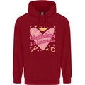 Birthday Princess 3 4 5 6 7 8 9 Year Old Childrens Kids Hoodie Red