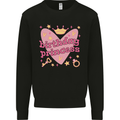 Birthday Princess 3 4 5 6 7 8 9 Year Old Kids Sweatshirt Jumper Black