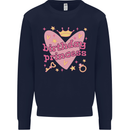 Birthday Princess 3 4 5 6 7 8 9 Year Old Kids Sweatshirt Jumper Navy Blue