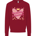 Birthday Princess 3 4 5 6 7 8 9 Year Old Kids Sweatshirt Jumper Red