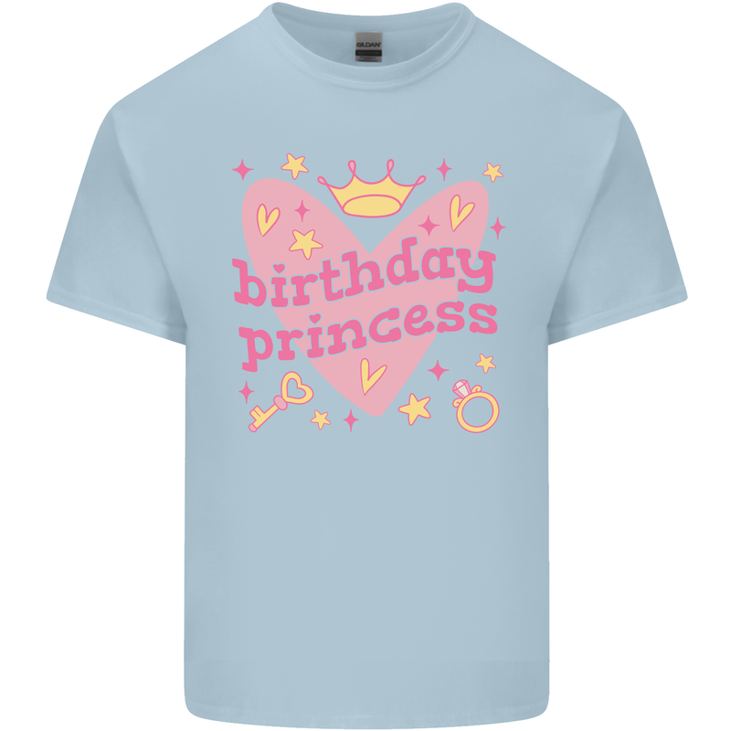 Birthday Princess 3 4 5 6 7 8 9 Year Old Kids T-Shirt Childrens Light Blue