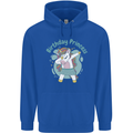 Birthday Princess Unicorn 4th 5th 6th 7th 8th Childrens Kids Hoodie Royal Blue