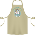 Birthday Princess Unicorn 4th 5th 6th 7th 8th Cotton Apron 100% Organic Khaki