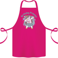 Birthday Princess Unicorn 4th 5th 6th 7th 8th Cotton Apron 100% Organic Pink