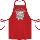 Birthday Princess Unicorn 4th 5th 6th 7th 8th Cotton Apron 100% Organic Red
