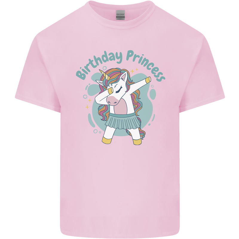 Birthday Princess Unicorn 4th 5th 6th 7th 8th Kids T-Shirt Childrens Light Pink