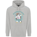 Birthday Princess Unicorn 4th 5th 6th 7th 8th Mens 80% Cotton Hoodie Sports Grey