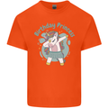 Birthday Princess Unicorn 4th 5th 6th 7th 8th Mens Cotton T-Shirt Tee Top Orange
