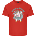 Birthday Princess Unicorn 4th 5th 6th 7th 8th Mens Cotton T-Shirt Tee Top Red