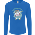 Birthday Princess Unicorn 4th 5th 6th 7th 8th Mens Long Sleeve T-Shirt Royal Blue
