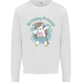 Birthday Princess Unicorn 4th 5th 6th 7th 8th Mens Sweatshirt Jumper White