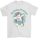 Birthday Princess Unicorn 4th 5th 6th 7th 8th Mens T-Shirt 100% Cotton White