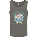 Birthday Princess Unicorn 4th 5th 6th 7th 8th Mens Vest Tank Top Charcoal
